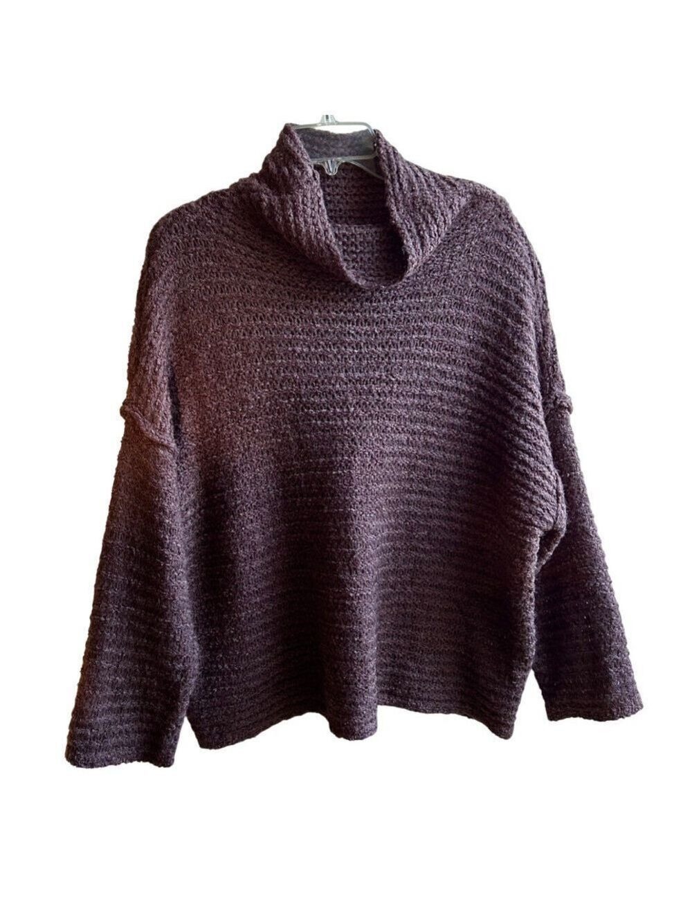 Aerie Cowl Neck Loose Fit Raglan Sleeve Sweater Large